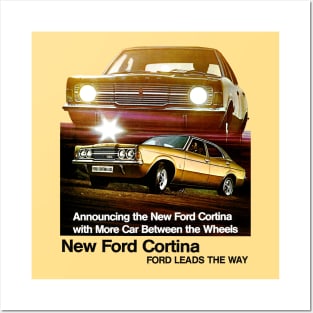 FORD CORTINA - advert Posters and Art